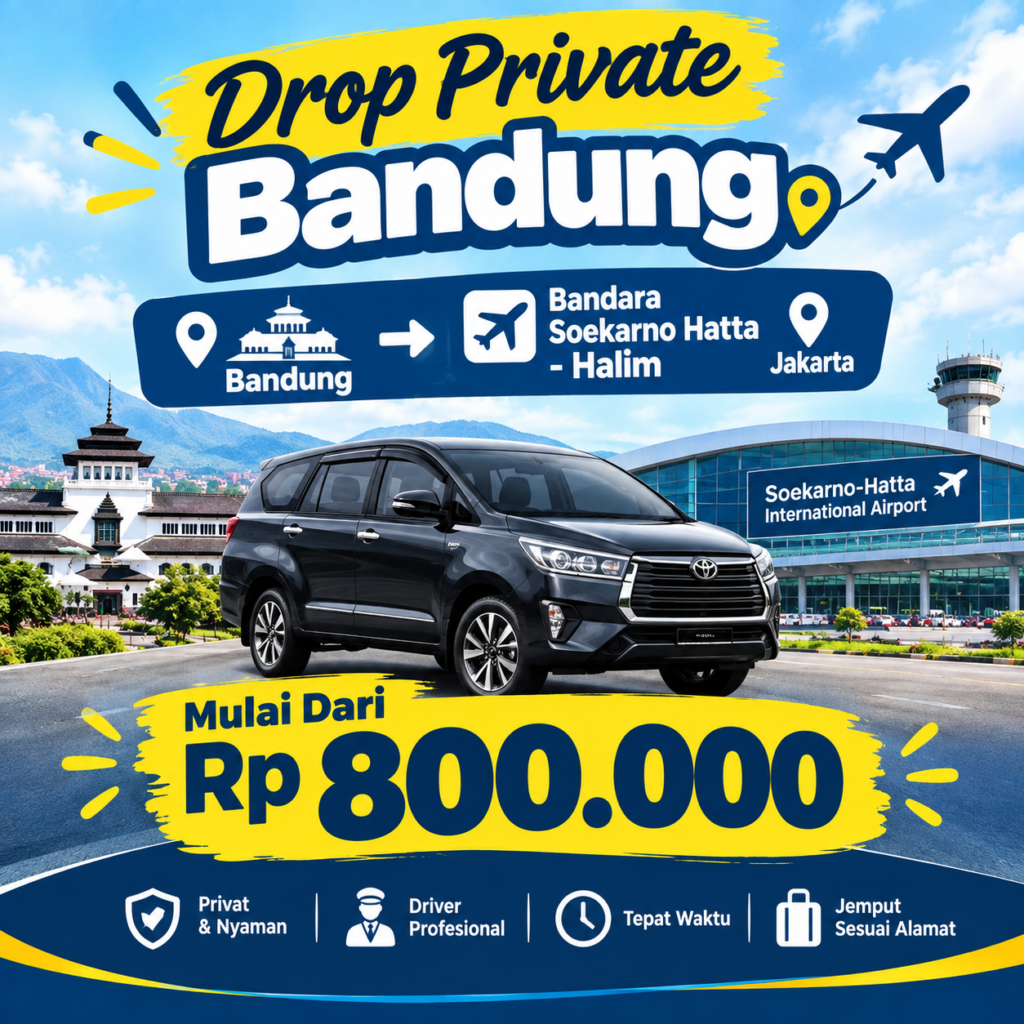 drop bandung bandara soetta